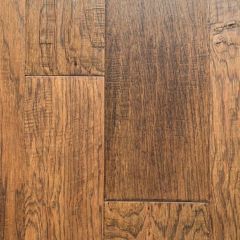 Hand Scraped Cinnamon Hickory Flooring - 3"/5"/6.5"