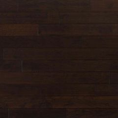 Hand Scraped Coffee Hickory Flooring - 5"