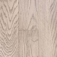 Wire Brushed Silver Grey White Oak Flooring - 3"